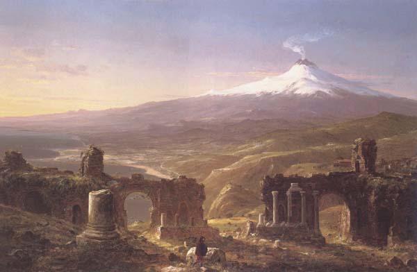 Thomas Cole Mount Etna from Taormina Spain oil painting art